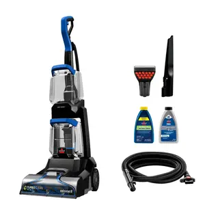 BISSELL TurboClean Pet XL Carpet Cleaner - 3738: Electric Carpet Shampooer Machine, 1-Gallon Tank, 20ft Cord, Black/Blue