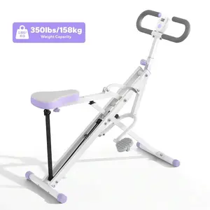 Squat Machine,  2 In 1 Squat Rowing Machine, Easy Setup & Foldable Exercise Equipment, Glute Trainer Machine, Glutes & Leg Home Workout Machine