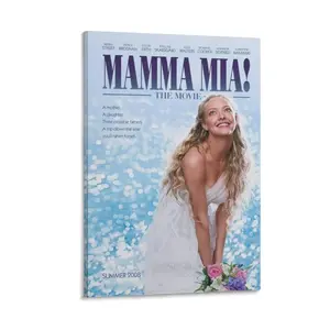 Mamma Mia! 2008 Movie Poster Poster Poster Canvas Wall Art For Bedroom Decor Bar Office Room Decor Gift
