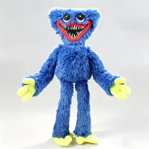 40cm Huggy Wuggy Stuffed Plush, Poppy Playtime Collectible Character Toy, Ultra Soft Cuddly Texture, Great Present for Fans and Kids