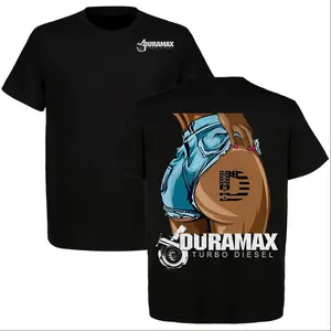 Duramax diesel engine themed double-sided T-shirt, Duramax shirt, perfect for truck and car enthusiasts, spring/summer style, 100% pure cotton, birthday gift, holiday gift, unisex, stylish and comfortable, full color