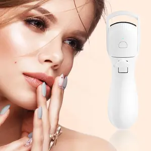 USB Rechargeable Electric Eyelash Curler, Portable Natural Perm and Curler, Long-lasting Curl Electric Eye Lash Perm, Heated Eyelash Curler