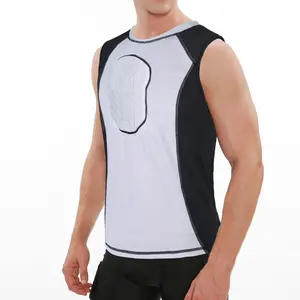 TUOY Padded Sleeveless Shirt Compression Protective Shirt