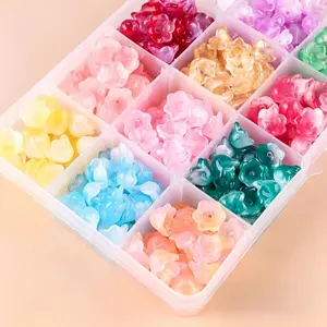 #Cocoshop Beading Kits: Soft Flower Box Shaped Beads Box Random Styles