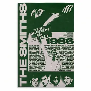 1PC  T-He S-Miths Rock Band Retro Music Poster Canvas Wall Art Movie Music Posters Good Quality Prints And Posters HD Quality Poster Wall Art Painting Study Home Decor