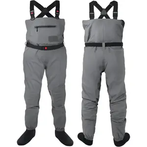 Breathable Waders for Men Women, Stocking Foot  Chest Waders, Lightweight Waders for Fly Fishing
