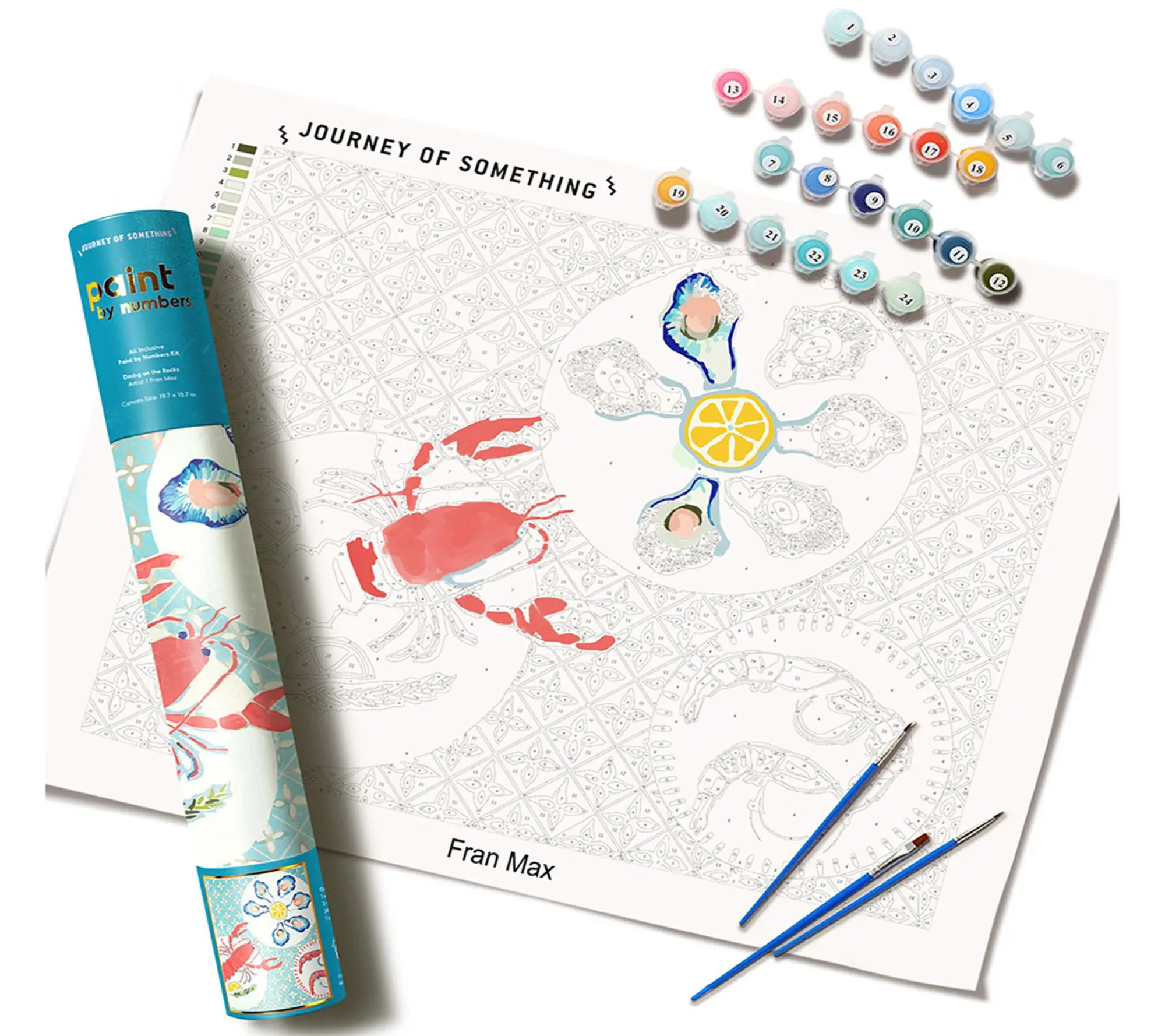Journey of Something Paint By Numbers Dining OnThe Rocks