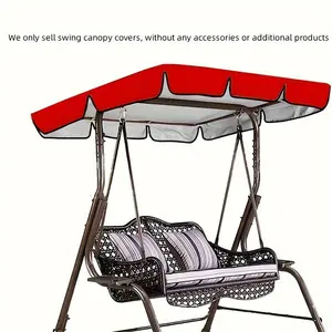 Waterproof Swing Canopy Cover - Durable 420D Oxford Cloth - Dustproof and Weather-Resistant for Garden and Courtyard
