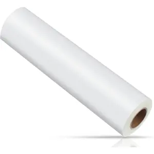 1 Roll 12" x 50 yd Clear Wash  Water Soluble Embroidery Stabilizer, 35um Topping Film Stabilizer for Embroidery Lightweight Sewing Stabilizers for Machine Embroidery Stabilizers Sewing