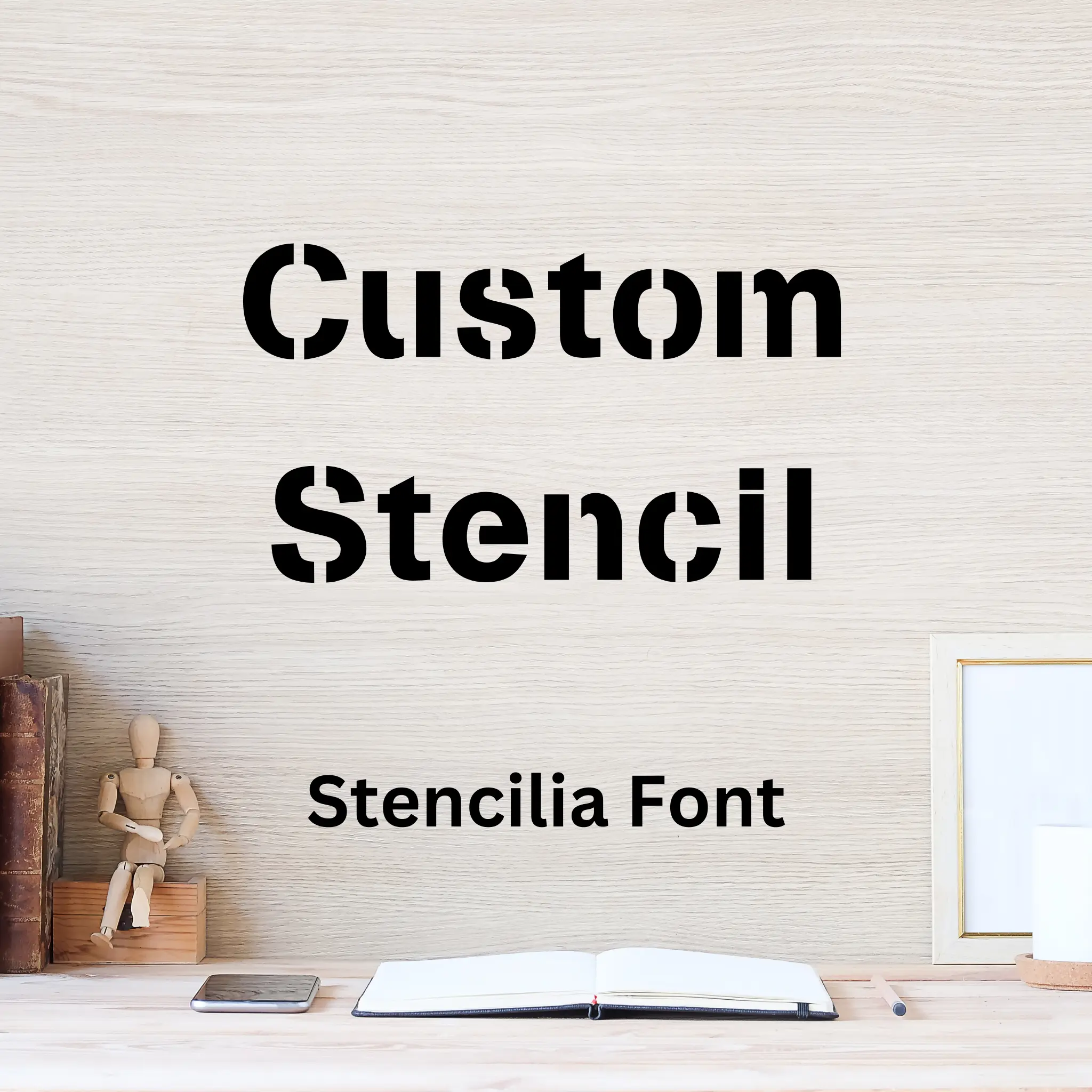 Custom Stencil Reusable Mylar Plastic