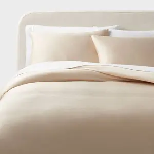 Full/Queen TENCEL Lyocell Comforter and Sham Set Wine Red - Threshold