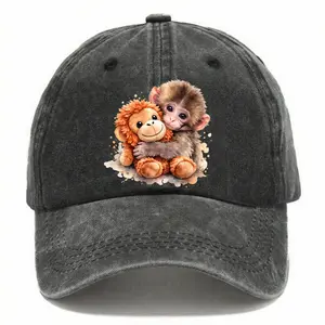 Punch Monkey Washed Hat, Viral Monkey Meme Cap, Save Punch, Trending Monkey Design, Cute Meme Hat, Monkey Lover Gift