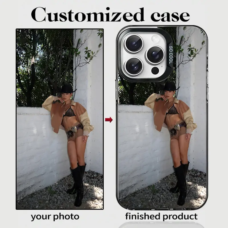 DIY Picture Phone Case for iPhone11/12/13/14/15/16/promax, Anti-Scratch TPU Cover, Customize with Your Favorite Selfie or Travel Shot