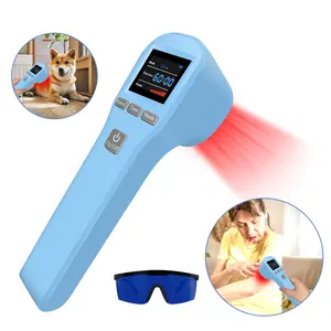 ZJZK 880mW Handheld Red Light Therapy Device for Pain Relief & Prevent IVDD, 16 x 650nm & 4x 808nm USB Charging Wireless Use, Safe Painless Best Gift for Dogs Cats Horses,laser therapy for knee pain near me,back pain,neck pain, tendonitis, arthritis