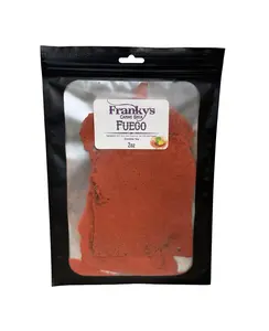 Franky's Fuego Gourmet Beef Jerky, Spicy Dry Meat Snack, Dried Savory Snack for On-the-Go Munching