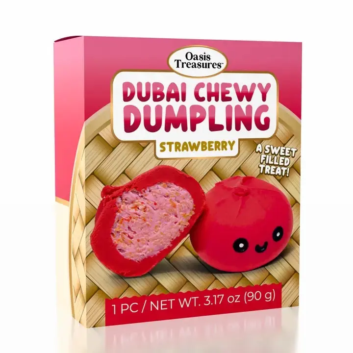 Dubai Strawberry Chewy Dumplings