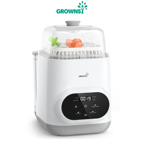 Grownsy Bottle Washer Pro, All-in-One Bottle Washer for Pump Parts,Baby Essentials,Baby Toys-Time Saving, 2025 new