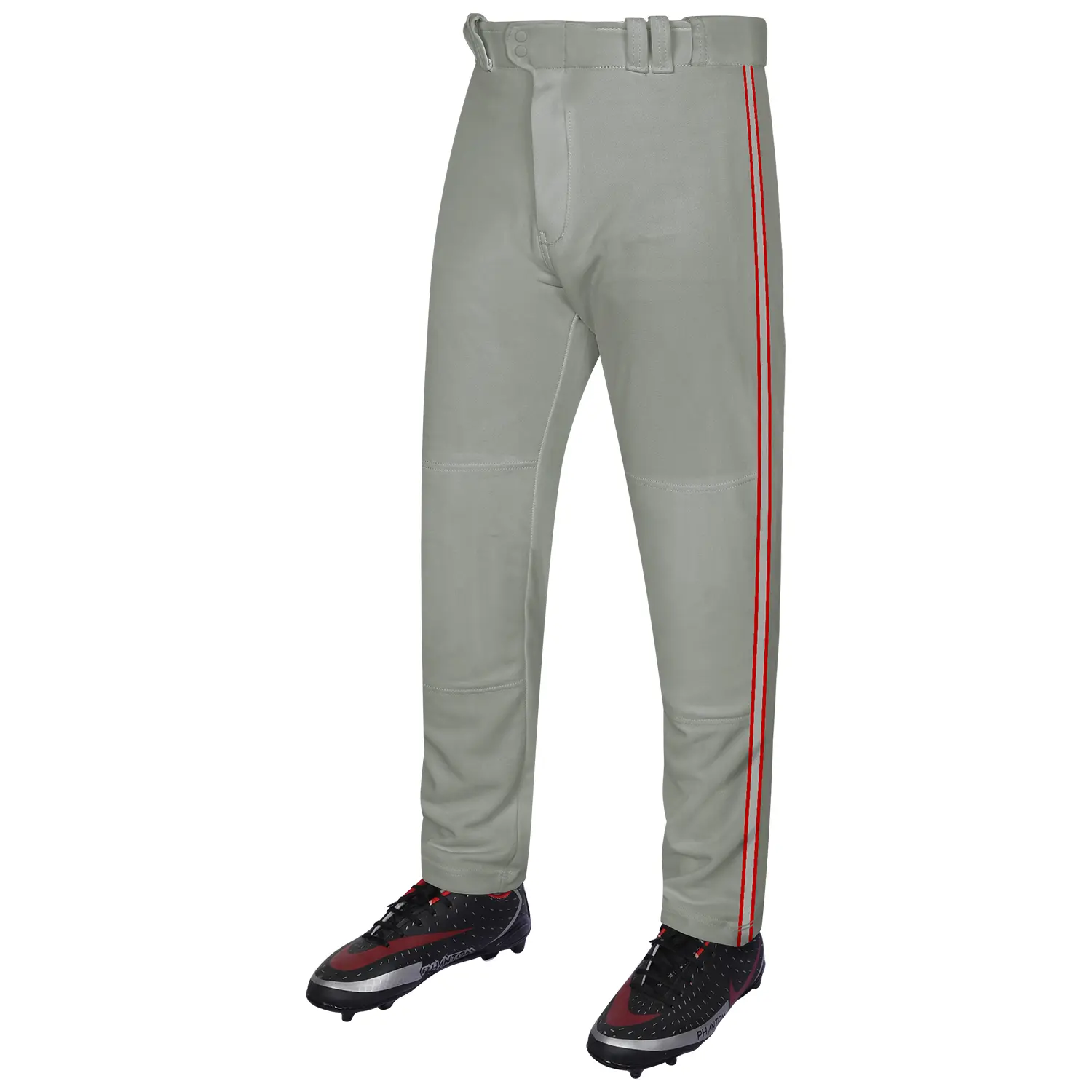 Exxact Sports Proline Men's & Youth Striped Open Bottom Baseball & Softball Pants with Reinforced Knees, Stain-Resistant & Anti-Odor Polyester Fabric, Stain-Resistant & Anti-Odor Fabric, Male, Relaxed Fit, Multi-Size, Anti-Odour
