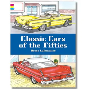 Classic Cars of the Fifties Coloring Book (Dover Planes Trains Automobiles Coloring) stress free Crazier Eights Activity Playbook