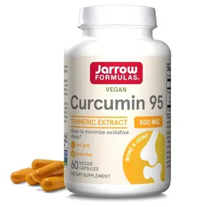 Jarrow Formulas Curcumin 95 Supplement - Turmeric Extract Supplement, 500 mg for Antioxidant & Joint Support, 60 Capsules