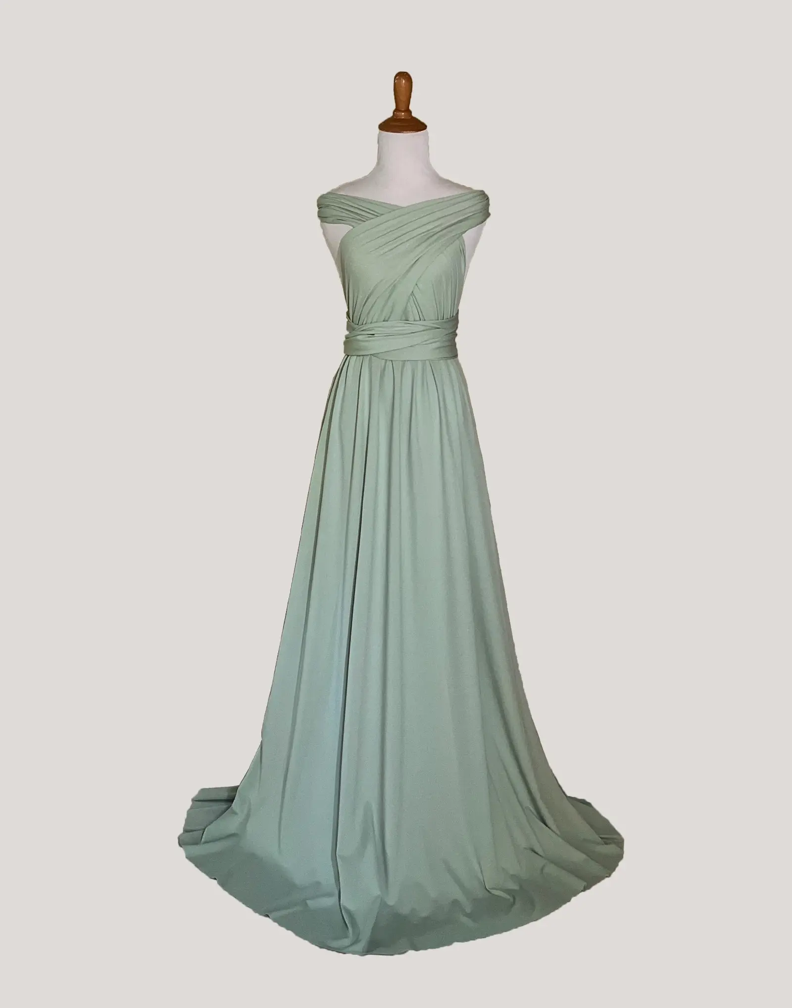 Infinity Dress with Bandeau, Convertible Bridesmaid Dress, Long, Plus Size, Multi-Way Dress, Twist Wrap Dress