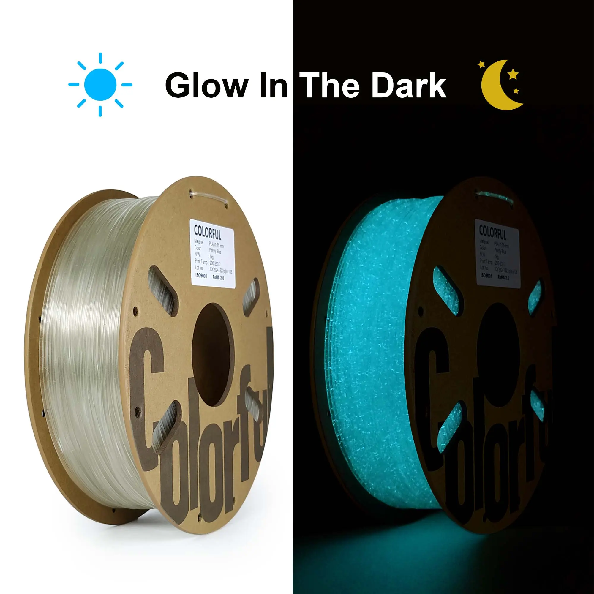 Firefly PLA 3D Printer Filament – Blue