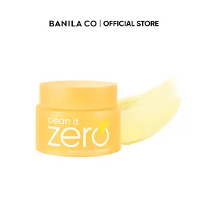 BANILA CO Clean It Zero Brightening Cleansing Balm 100ML (3.38 fl oz) | For Dull, Uneven Skin | Glow-Boosting Cleanse, Gentle Hydrating Makeup Remover | Vegan, Hypoallergenic, Mandarin C & Vitamin C | Pamper Spa Gift for Mom, Self-Care & At-Home Relaxatio
