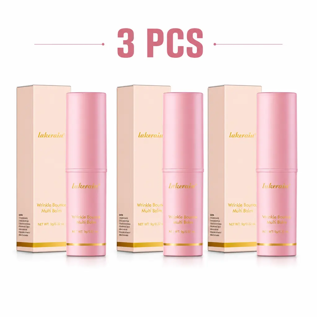 3pcs moisturizing and hydrating stick, moisturizing lipstick, eye cream and neck cream combined to reduce wrinkles, moisturize and facial care