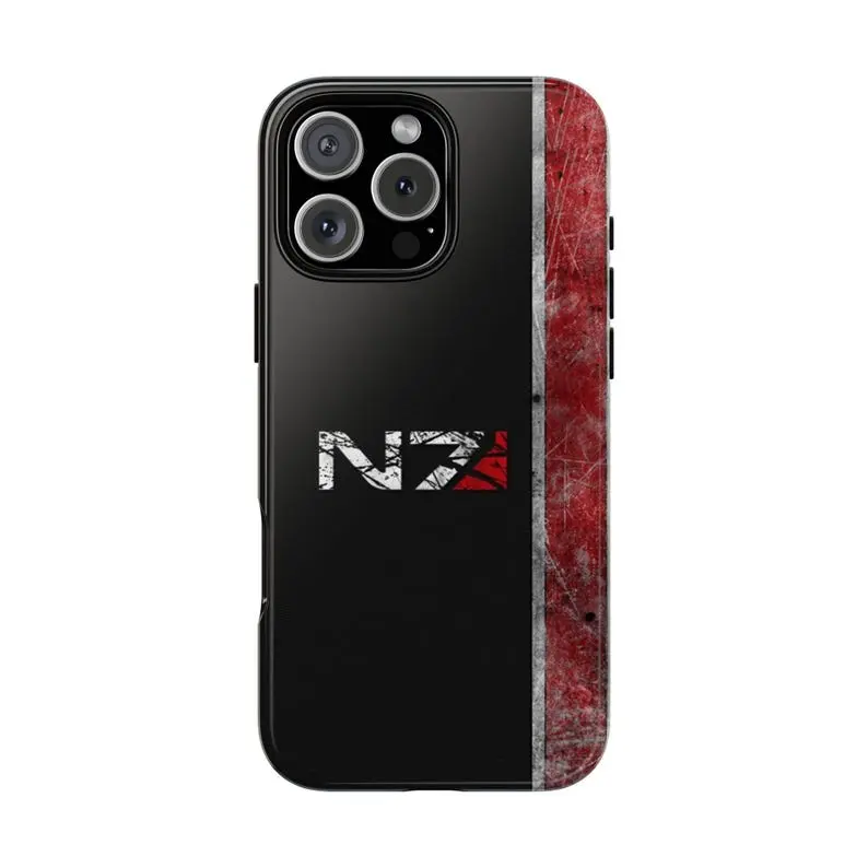 Mass Effect N7 Phone Case, Tough case, Gaming Gift,  Fit for iphone X,11,12,13,14 iphone 16 pro max case