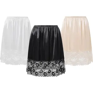 Half Slips for Under Dresses - 20" Black White Womens Underskirt Half Slip Women Under Dress Shirt Skirt Extender JinhuanXuan SHOP