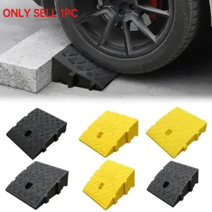 Portable Car Wheel Ramps – 7/11/13cm Heavy Duty Anti-Slip Car Ramp, Threshold Rise Aid, Wheel Chock for Car Truck Trailer SUV Bike Garage