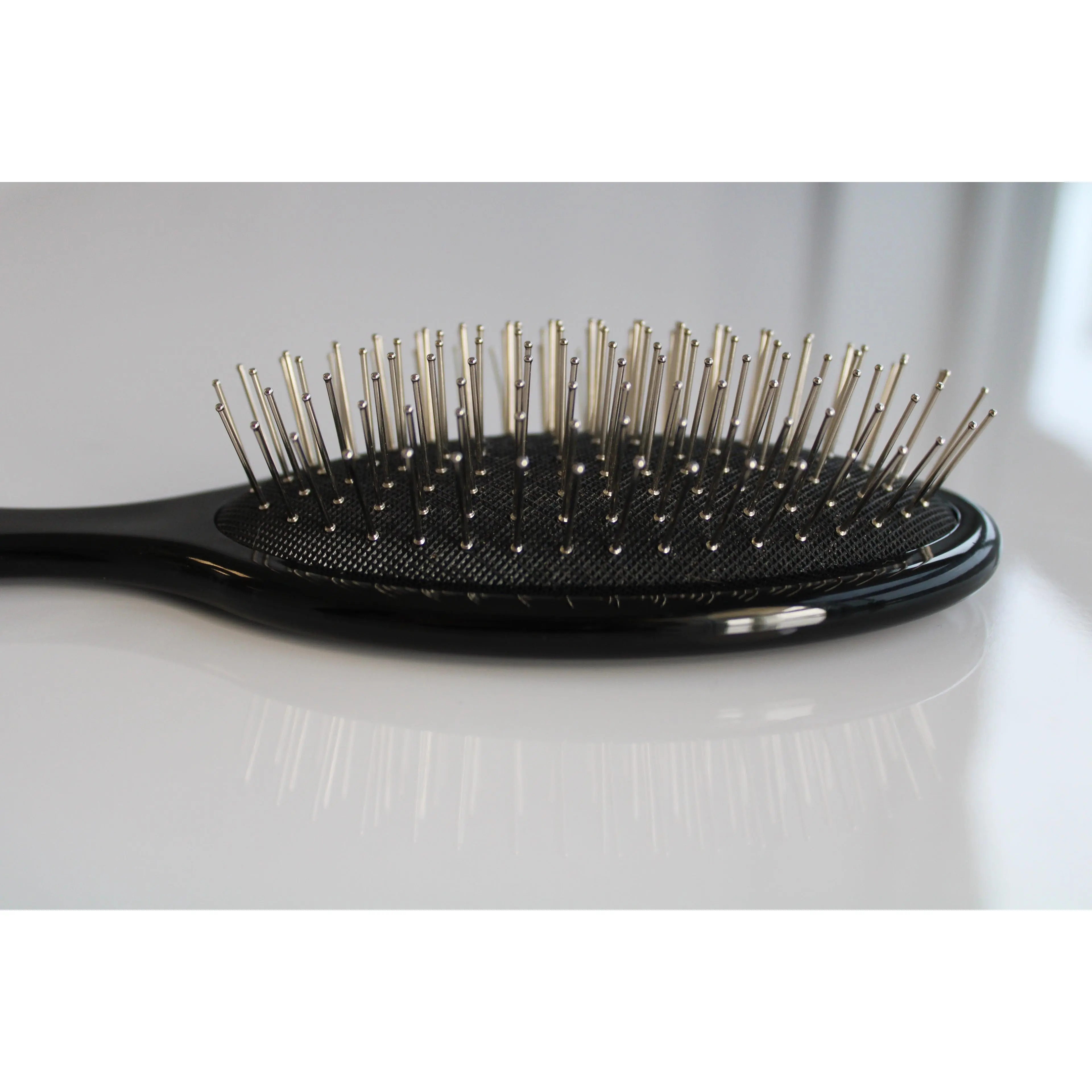 ISLA Metal Detangler Brush for Hair Extensions & Natural Hair | Gentle Metal Bristles for Wet & Dry Detangling