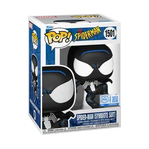 Funko Pop! Marvel - Spider-Man (Symbiote Suit) (Spider-Man: The Animated Series) #1501 Exclusive (Sticker may vary) Collectible Pop Vinyl Figure