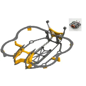 Neo 2 Drone Carbon Fiber Protection Accessories Kit for DJI Neo 2 Quadcopter – Propeller Guards, Gimbal Bumper, Tail Wing, and Landing Gear (Carbon Fiber)