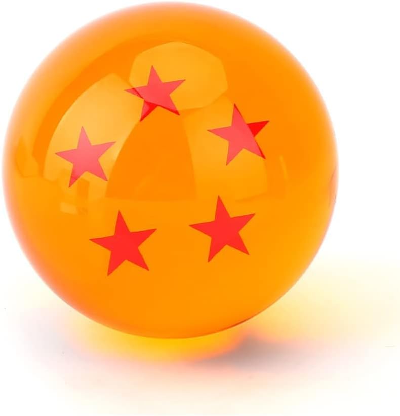 New 7pcs Dragon-pearl 75MM/2.95Inches Large Crystal Acrylic Resin Glass Ball with Gift Box Dragon Transparent Play Balls