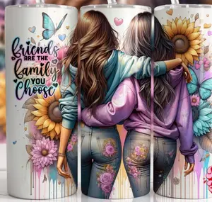 Best Friends 20oz Skinny Tumbler - Single Container for Easy Transport - Bottle, Drinkware