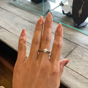 Saturn Globe Ring .925 - 6.5