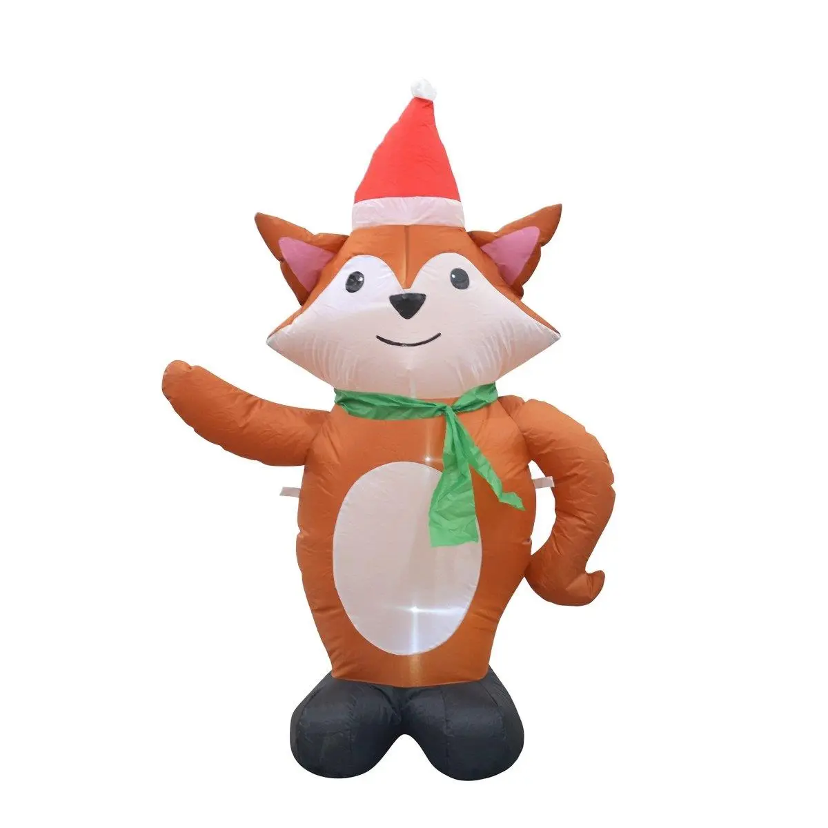 Lightweight 4 ft. Inflatable Standing Fox, Christmas Festive Home Decoration