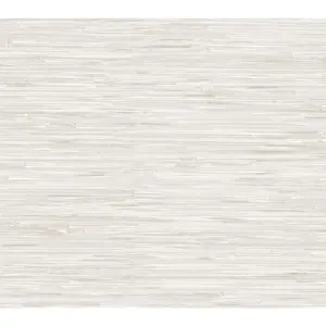 Cream Grassweave Peel & Stick Wallpaper