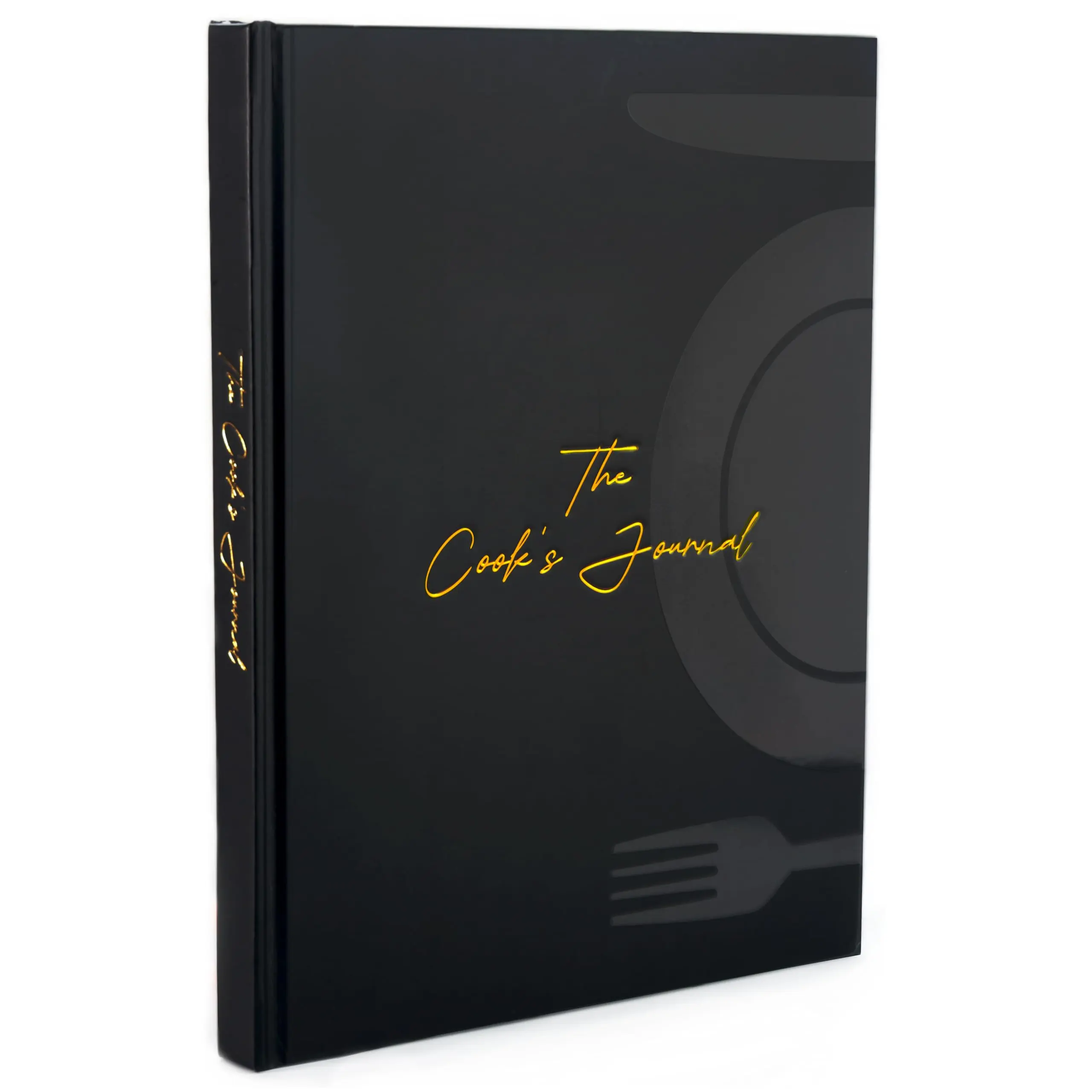Personalized Recipe Book - Hardcover, Lay-Flat Design (7.5" x 9.3"), 100+ Pages with Ribbon Bookmark & Storage Pocket for Chefs & Home Cooks