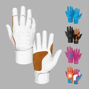 SLEEFS Baseball Batting Gloves - Ultra-Sticky Grip, Breathable Design, Adjustable Strap, Loose Fit at Knuckles, Designed in USA for High Quality