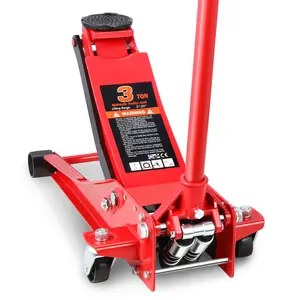 DNA Motoring Low Profile Hydraulic Trolley Service Garage Floor Jack 3 Ton