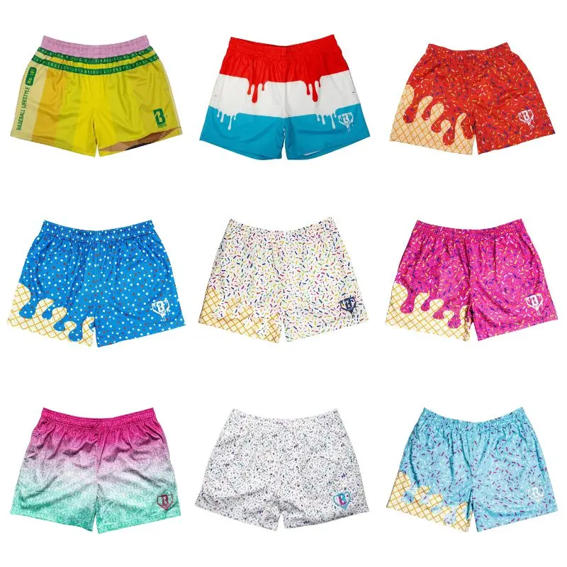 Baseball 101 Shorts – On Base Mesh Shorts for Kids, Junior & Adult, Lightweight Breathable Baseball Shorts, Summer Sports Gift
