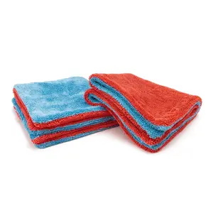 [Dreadnought MAX] Jr. - Triple Layer Microfiber Twist Pile Drying Towel (16 in. x 16 in., 1400gsm) - 2 pack