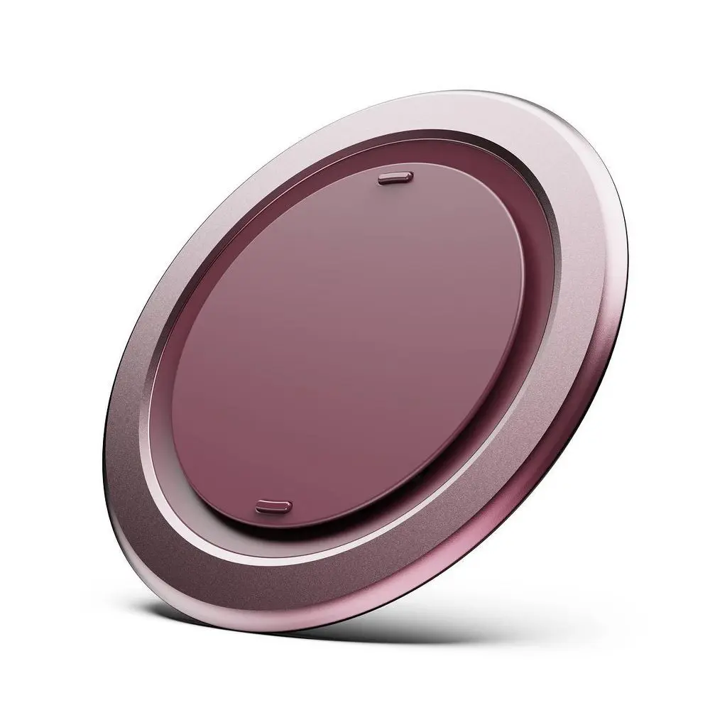 ohsnap! Snap Grip Luxe Magnetic Phone Grip - Ultra Thin Fits Any Phone - Cranberry Crush: Compatible with Wireless Charging