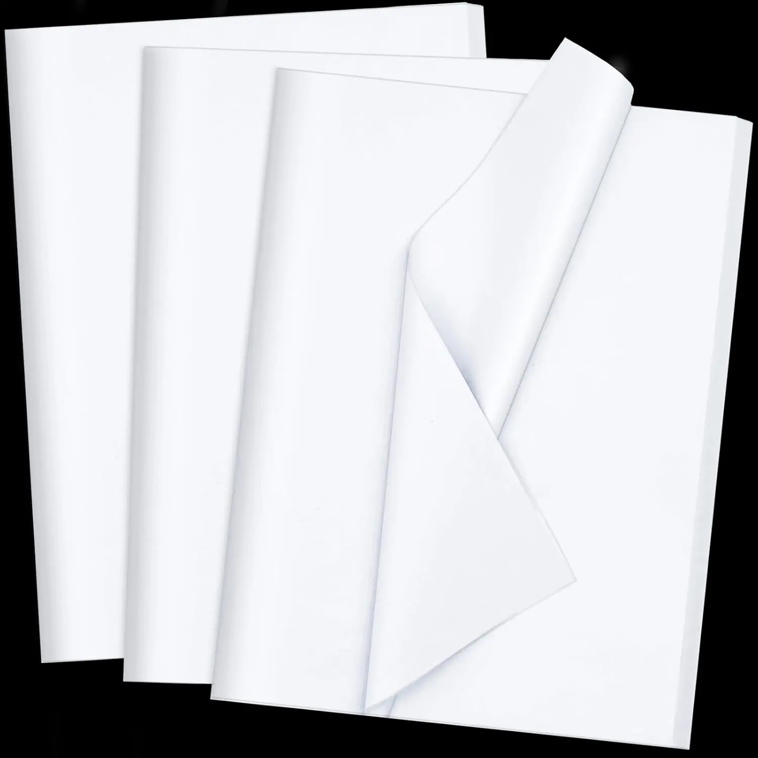 100 Sheets White Tissue Paper 20x14 Inches Tissue Paper for Gift Bags Wrapping Tissue Paper Bulk for DIY Crafts Birthday Baby Shower Festival Holidays Decorative