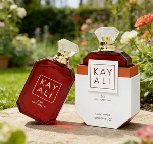Kayali Eden Juicy Apple 01 Eau de Parfum | Fruity Floral Unisex Scent | Red Apple, Raspberry Blossom, Lychee, Vanilla & Amber | 100ml 3.4oz