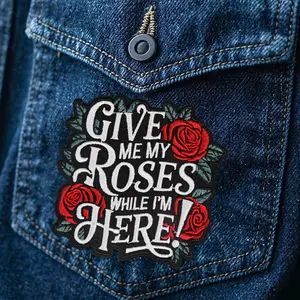 3Pcs Rose Motif Embroidered Fabric Iron-On Patch Set, Floral Embroidery Decorative Applique Accessories with Permanent Bond, Mother’s Gift summervibes