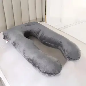 New U-Shaped Full-Body Pregnancy Pillow for Maternity Sleep Support - Multi-Functional Body Pillow with Back, Leg & Tummy, Soft Comfortable for Expectant Mothers, Ideal for Twins, Breathing Aid (Gift for Christmas