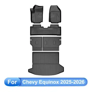 【fathersdaygift】Floor Mats  Fit For Chevy Equinox 2025 -2026 (Gas Only) - All Weather Protection Car Liner for Chevrolet Equinox Accessories Car Interior Kit